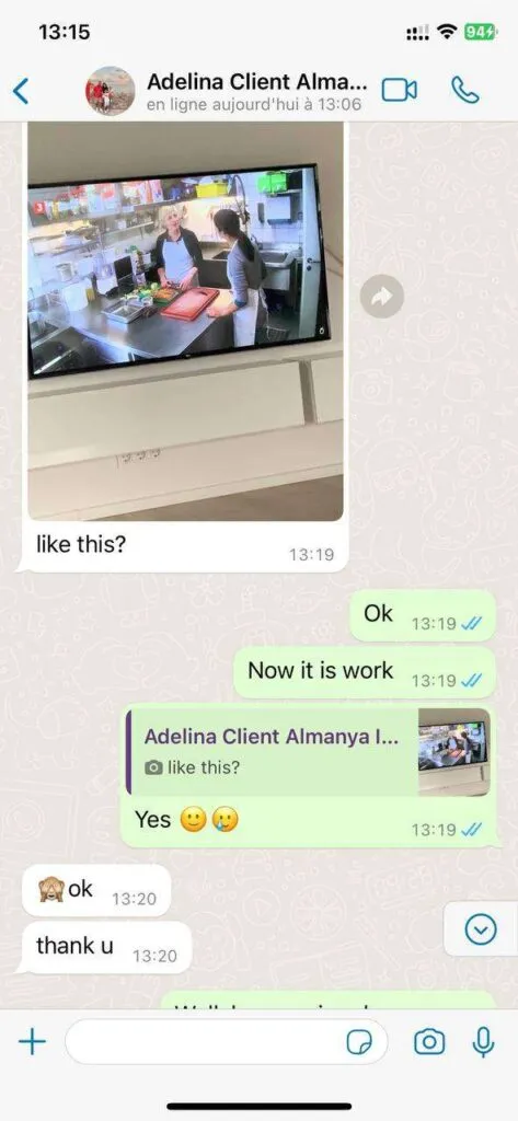 Interaktion mit dem schnellen technischen Support via WhatsApp – Teil 4